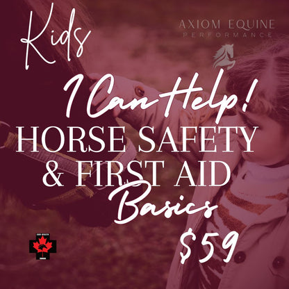 I Can Help! – Horse Safety & First Aid Basics for Kids (3 hrs)